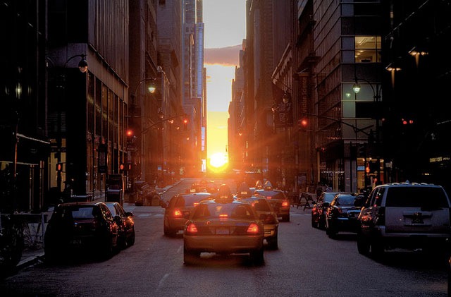 Удивительное явление — Манхэттенхендж (Manhattanhenge)